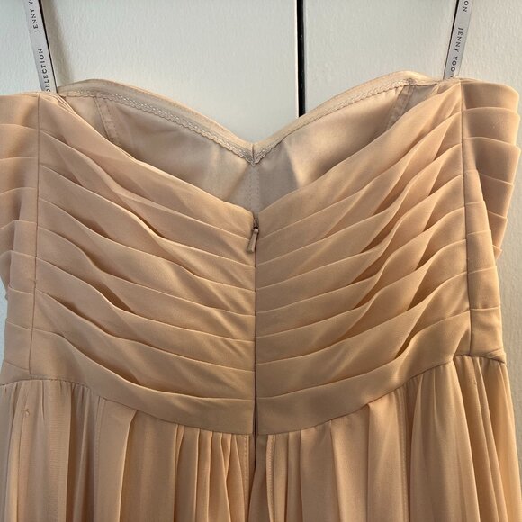 Jenny Yoo Mira Strapless Gown (Blush) - Picture 8 of 14